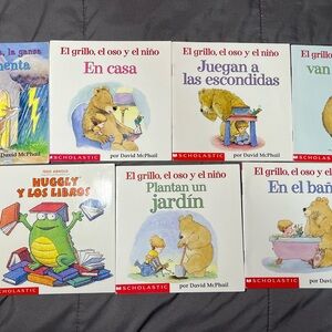 Lot of 7 Bilingual Kids Books David McPhail Bug Bear Boy Series & More Paperback
